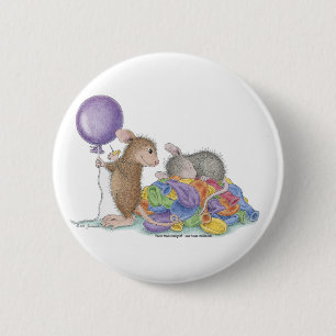 Badge Rond 5 Cm Maison-Souris Designs® - goupilles