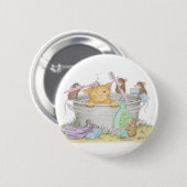 Badge Rond 5 Cm Maison-Souris Designs® - goupilles (Devant & derrière)