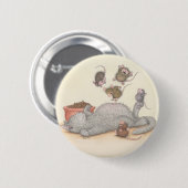 Badge Rond 5 Cm Maison-Souris Designs® - goupilles (Devant & derrière)