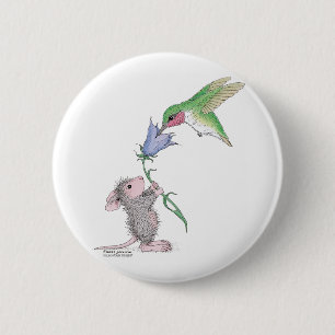Badge Rond 5 Cm Maison-Souris Designs® - goupilles