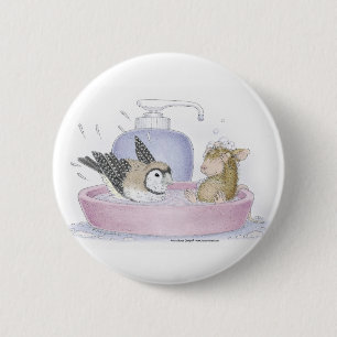 Badge Rond 5 Cm Maison-Souris Designs® - goupilles