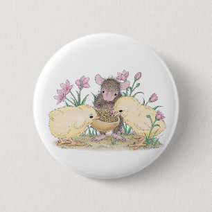 Badge Rond 5 Cm Maison-Souris Designs® - goupilles