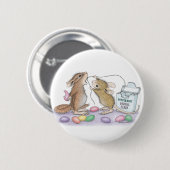 Badge Rond 5 Cm Maison-Souris Designs® - goupilles (Devant & derrière)