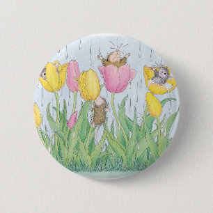Badge Rond 5 Cm Maison-Souris Designs® - goupilles