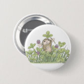 Badge Rond 5 Cm Maison-Souris Designs® - goupilles (Devant & derrière)