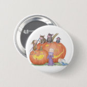 Badge Rond 5 Cm Maison-Souris Designs® - goupilles (Devant & derrière)