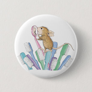 Badge Rond 5 Cm Maison-Souris Designs® - goupilles
