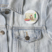 Badge Rond 5 Cm Maison-Souris Designs® - goupilles (En situation)