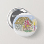Badge Rond 5 Cm Maison-Souris Designs® - goupilles (Devant & derrière)