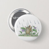 Badge Rond 5 Cm Maison-Souris Designs® - goupilles (Devant & derrière)
