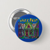 Badge Rond 5 Cm Maisons de la Fête du Jazz (Devant & derrière)