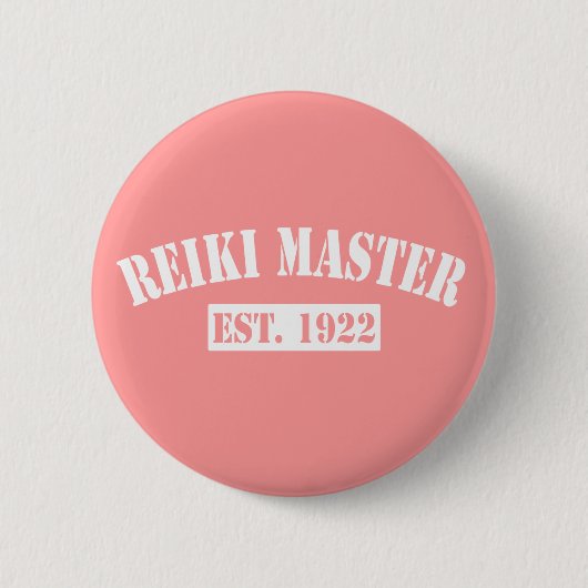 Badge Rond 5 Cm Maître Reiki (Devant)