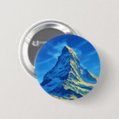 Badge Rond 5 Cm Majestic Matterhorn (Devant & derrière)
