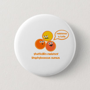Badge Rond 5 Cm Mal MRSA