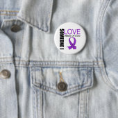 Badge Rond 5 Cm Maladie D'Alzheimer Quelqu'Un Que J'Aime A Besoin (En situation)