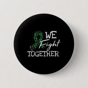 Badge Rond 5 Cm Maladie Ruban vert Famille Cadeaux de sensibilisat