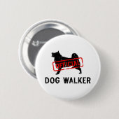 Badge Rond 5 Cm Malamute d'Alaska (Devant & derrière)