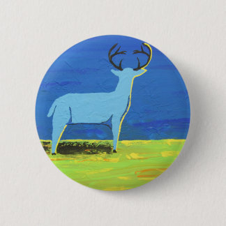 Badge Rond 5 Cm Mâle bleu
