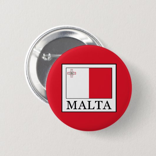 Badge Rond 5 Cm Malte (Devant & derrière)