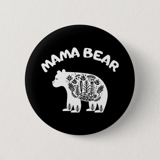 Badge Rond 5 Cm Mama Bear (Devant)