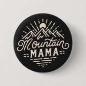 Badge Rond 5 Cm Mama de montagne (Devant)