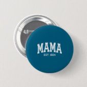 Badge Rond 5 Cm Mama Est 1924 Mom D Mothers Day Ized  (Devant & derrière)