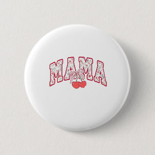 Badge Rond 5 Cm Mama est 2025 Fête des Mères Coquette arc