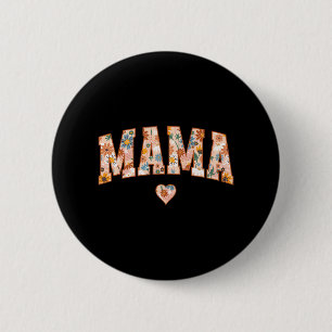 Badge Rond 5 Cm Mama Mères Jour Gardener Mama Fleurs mignonnes