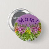 BADGE ROND 5 CM MAMAN ! (Devant & derrière)