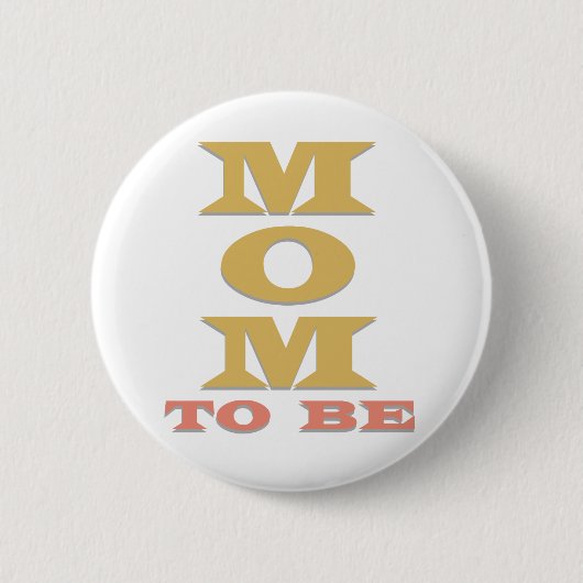 Badge Rond 5 Cm Maman à être (Devant)