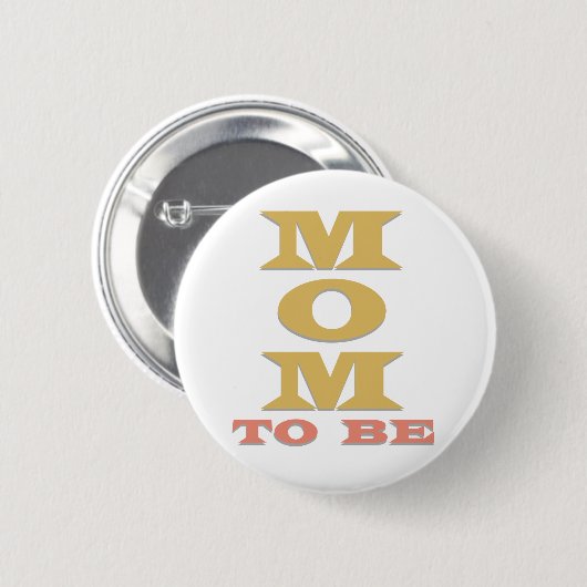 Badge Rond 5 Cm Maman à être (Devant & derrière)