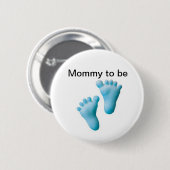 Badge Rond 5 Cm Maman à être (Devant & derrière)