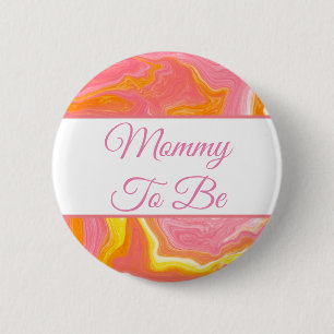 Badge Rond 5 Cm Maman à être   Bouton Baby shower