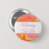 Badge Rond 5 Cm Maman à être | Bouton Baby shower (Devant & derrière)