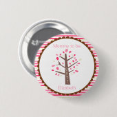 Badge Rond 5 Cm Maman à être bouton d'arbre (Devant & derrière)