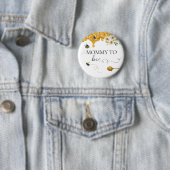 Badge Rond 5 Cm Maman À Être Miel Mignonne Mère (En situation)