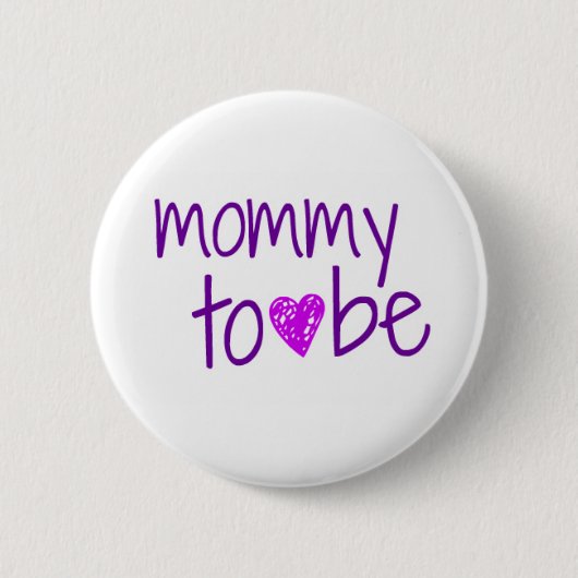 Badge Rond 5 Cm Maman à être Pin (Devant)