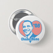 Badge Rond 5 Cm Maman Button d'Obama (Devant & derrière)