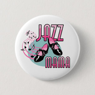 Badge Rond 5 Cm Maman claquettes de jazz