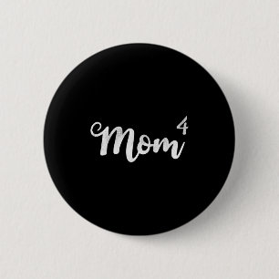 Badge Rond 5 Cm Maman de 4 maman de quatre enfants mamanFemmes