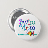 Badge Rond 5 Cm Maman de bain (Devant & derrière)