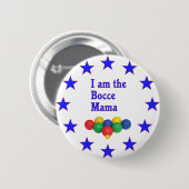 Badge Rond 5 Cm Maman de Bocce (Devant & derrière)