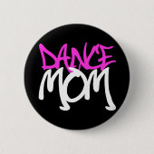 Badge Rond 5 Cm Maman de danse (Devant)