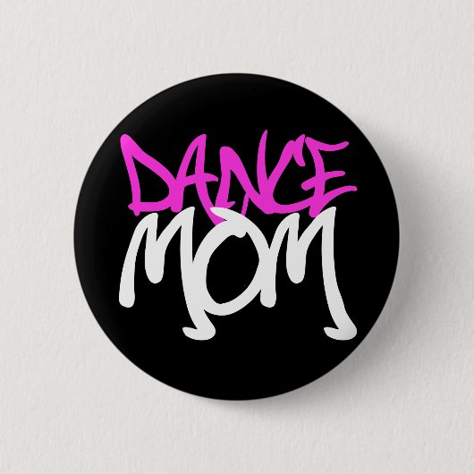 Badge Rond 5 Cm Maman de danse (Devant)