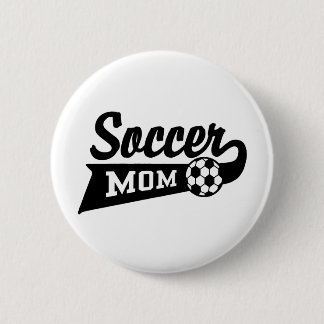Badge Rond 5 Cm Maman de football