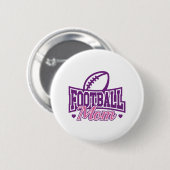 Badge Rond 5 Cm Maman de football (Devant & derrière)