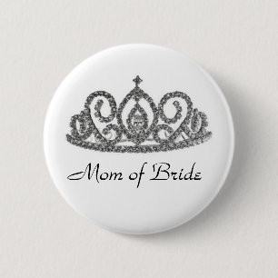 Badge Rond 5 Cm Maman de la mariée