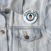 Badge Rond 5 Cm Maman de pirate (En situation)