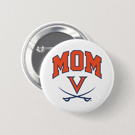 Badge Rond 5 Cm Maman des Cavaliers de la Virginie (Devant & derrière)