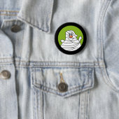 Badge Rond 5 Cm Maman d'Halloween (En situation)